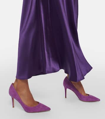 Pumps Gianvito 85 in suede | Gianvito Rossi
