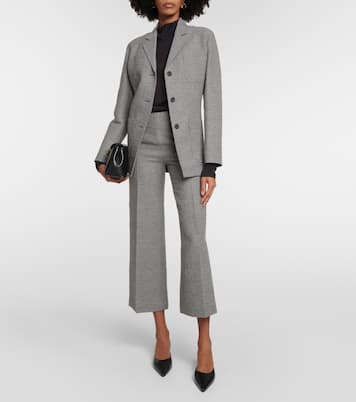 Pantalon ample en laine mélangée | Toteme