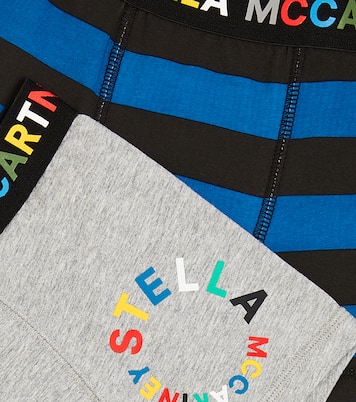 Set of two cotton jersey boxer briefs | Stella McCartney Kids