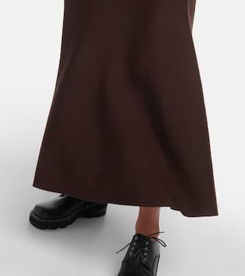 Vestido midi Hannah de lana virgen | Gabriela Hearst