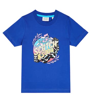 Camiseta de jersey de algodón estampada | Scotch & Soda Kids