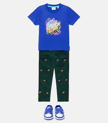 Camiseta de jersey de algodón estampada | Scotch & Soda Kids