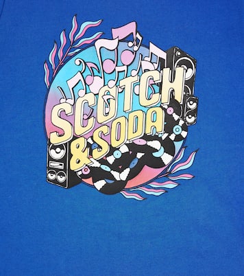 Camiseta de jersey de algodón estampada | Scotch & Soda Kids