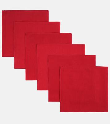 Set of 6 cotton napkins | Lisa Corti