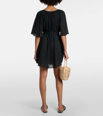 Robe en coton à plumetis | Marysia