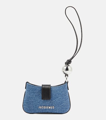 Portacarte Le Porte Bisou in denim | Jacquemus