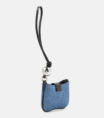 Portacarte Le Porte Bisou in denim | Jacquemus