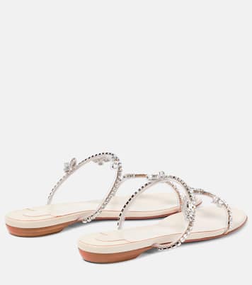 Sandalen Just Queenie aus Leder mit Kristallen | Christian Louboutin
