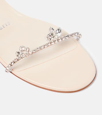 Sandalen Just Queenie aus Leder mit Kristallen | Christian Louboutin