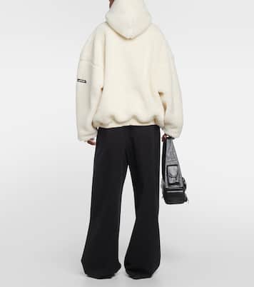 Sudadera oversized de borrego sintético | Balenciaga