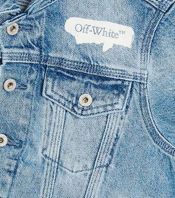 Chaqueta Paint Graphic en denim | Off-White Kids
