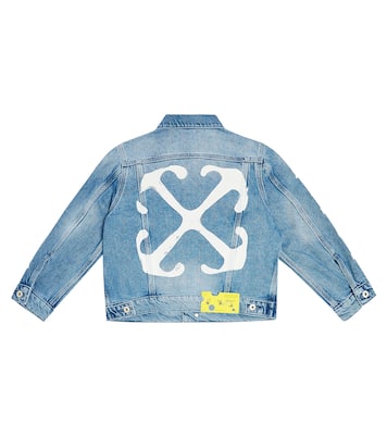 Chaqueta Paint Graphic en denim | Off-White Kids