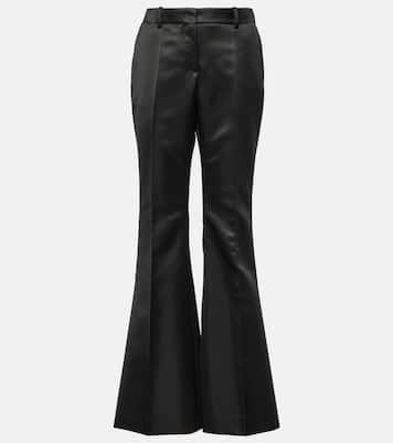 Pantalones flared de satén | Nina Ricci