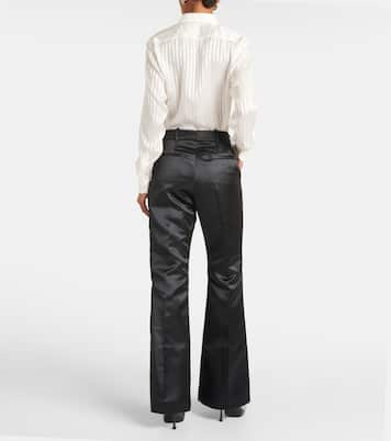 Pantalones flared de satén | Nina Ricci