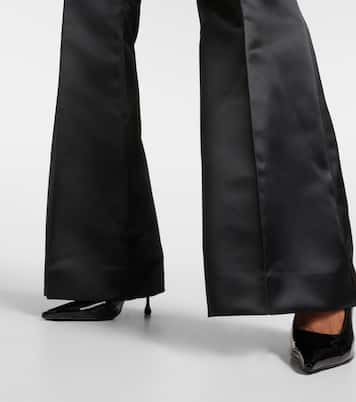Pantalones flared de satén | Nina Ricci