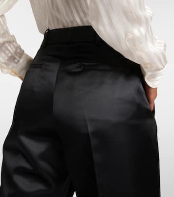 Pantalones flared de satén | Nina Ricci