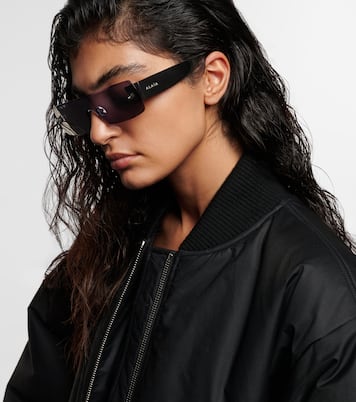 Logo rectangular sunglasses | Alaïa