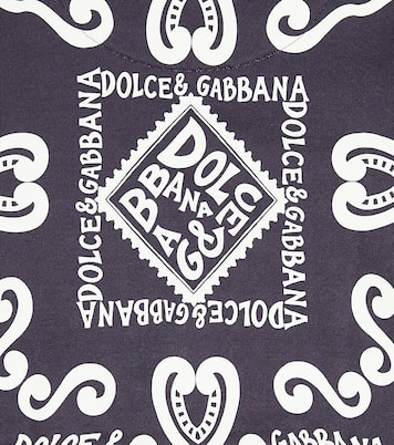 Bedrucktes Sweatshirt aus Baumwoll-Jersey | Dolce&Gabbana Kids