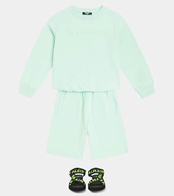 Chándal de jersey de algodón | Balmain Kids
