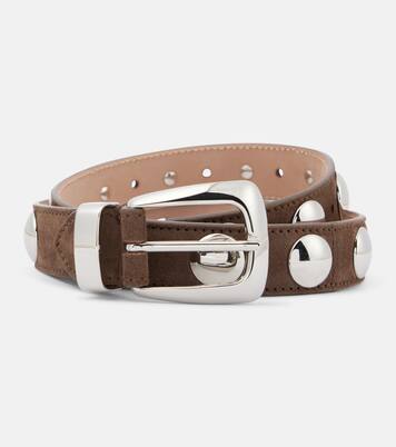 Cintura Benny in suede con borchie | Khaite