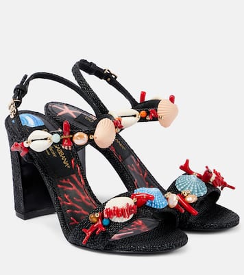 Sandales Capri Kiera Sophia à ornements | Dolce&Gabbana