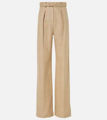 Pantaloni a gamba larga Edward in seta | Loro Piana