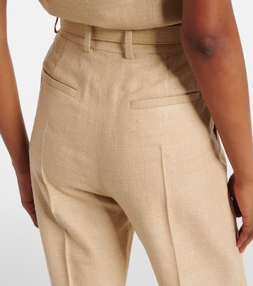 Pantaloni a gamba larga Edward in seta | Loro Piana