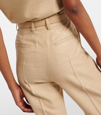 Pantaloni a gamba larga Edward in seta | Loro Piana