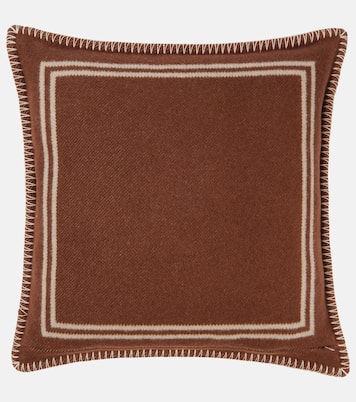 Atacama wool and cashmere jacquard cushion | Loro Piana