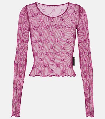 Top Moonagram in mesh | Marine Serre