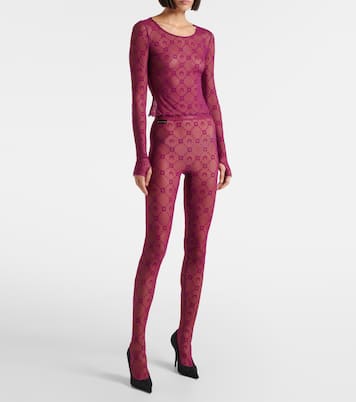 Top Moonagram in mesh | Marine Serre