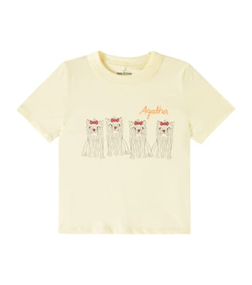 Camiseta Agatha Dogs de algodón | Mini Rodini