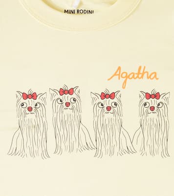 Camiseta Agatha Dogs de algodón | Mini Rodini