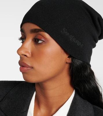 Gorro de cachemir con logo | Saint Laurent