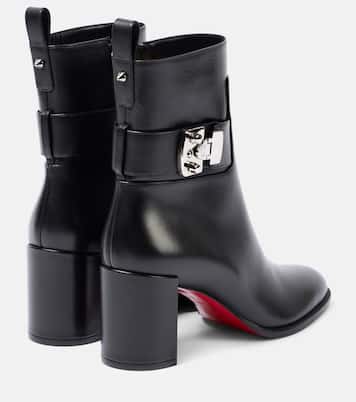 Booty Lock 70 leather ankle boots | Christian Louboutin