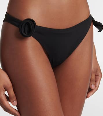 Slip bikini con applicazione floreale | Coperni