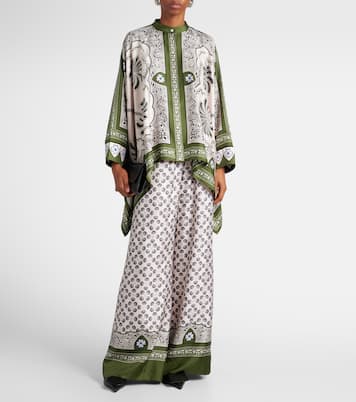 Camicia Foulard in twill di seta | La DoubleJ