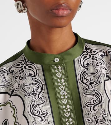Camicia Foulard in twill di seta | La DoubleJ