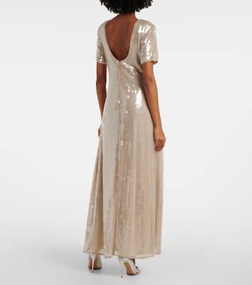 Vestido largo Safi con lentejuelas | Staud