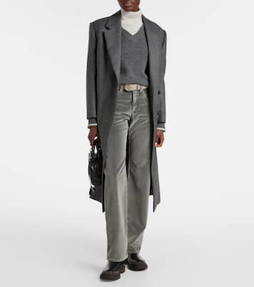 Pantalon droit en laine | Brunello Cucinelli