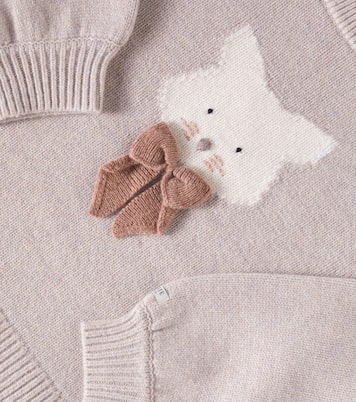 Denna bow-detail wool sweater | Donsje