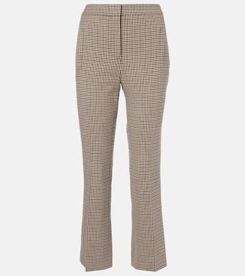 Arte Houndstooth high-rise cropped pants | Veronica Beard