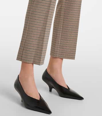 Arte Houndstooth high-rise cropped pants | Veronica Beard