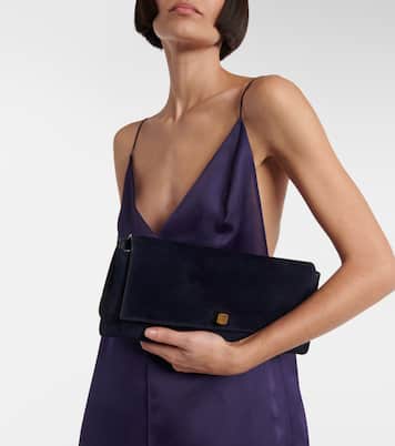 Pochette Audrey en daim | Khaite