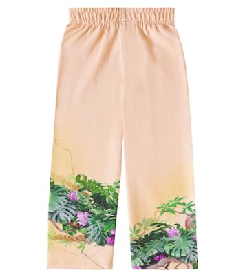 Aurita printed cotton jersey sweatpants | Molo