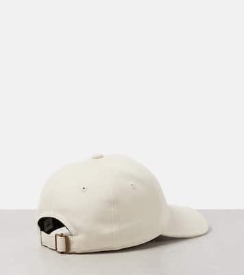 Gorra de pana bordada con logo | Saint Laurent