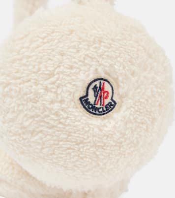 Scaldaorecchie in teddy con logo | Moncler