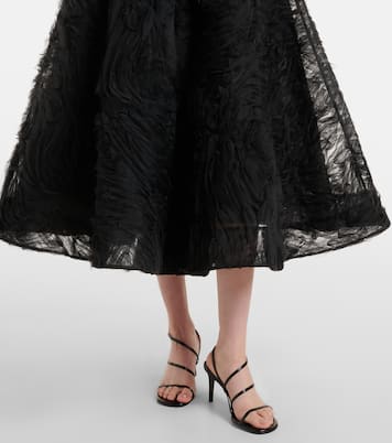 Besticktes Midikleid Willow aus Tüll | Rebecca Vallance