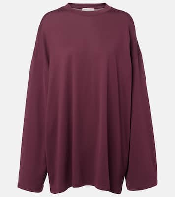 Rio oversized cotton jersey T-shirt | The Frankie Shop