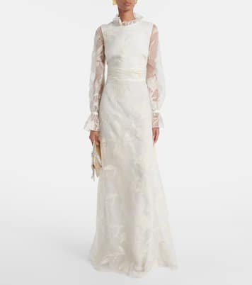 Bridal Adeline silk organza gown | Markarian
